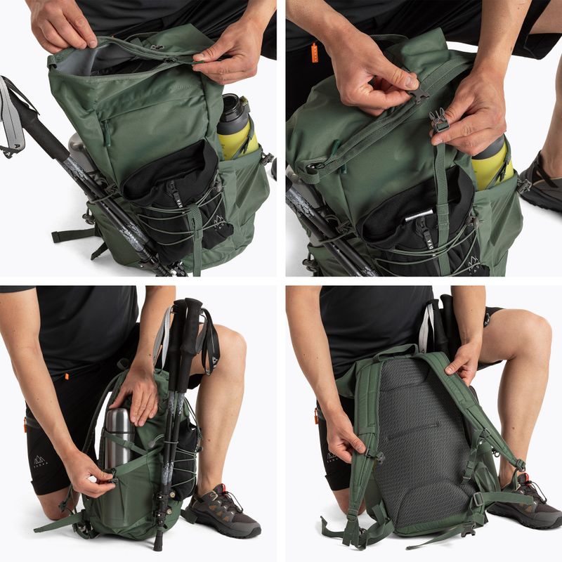 Rucsac urban KADVA CityQuest 22 l verde 16