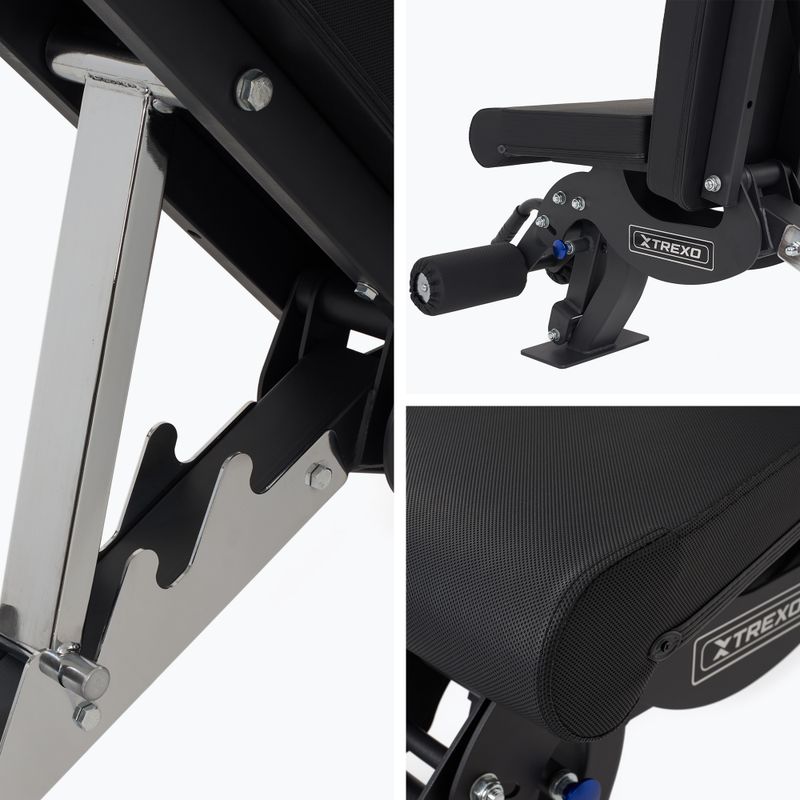 Bancă de antrenament XTREXO Ajax negru 6