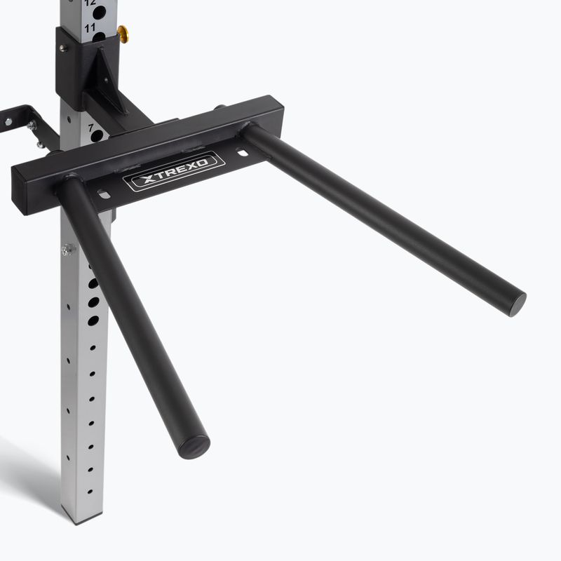 Aparat de perete TREXO Mercury cu bancă și suport de discuri negru 7