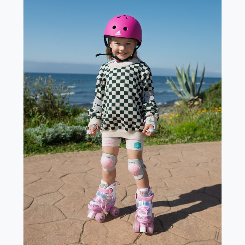 Patine cu rotile pentru copii ATTABO Diamond roz 12