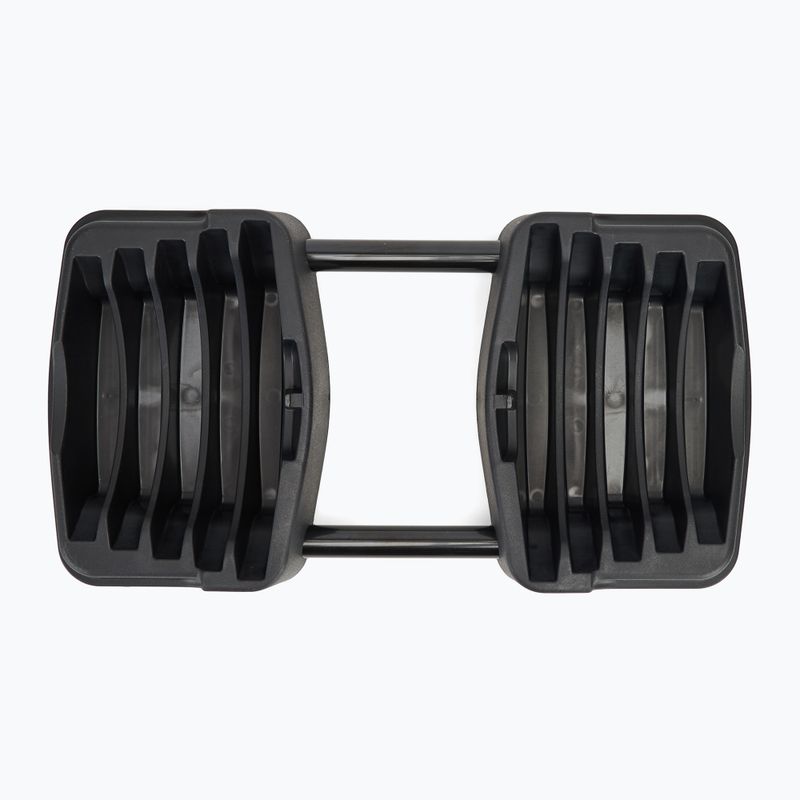 Suport XTREXO pentru gantere reglabile + halteră 2în1 TRX-ABD40 negru 3