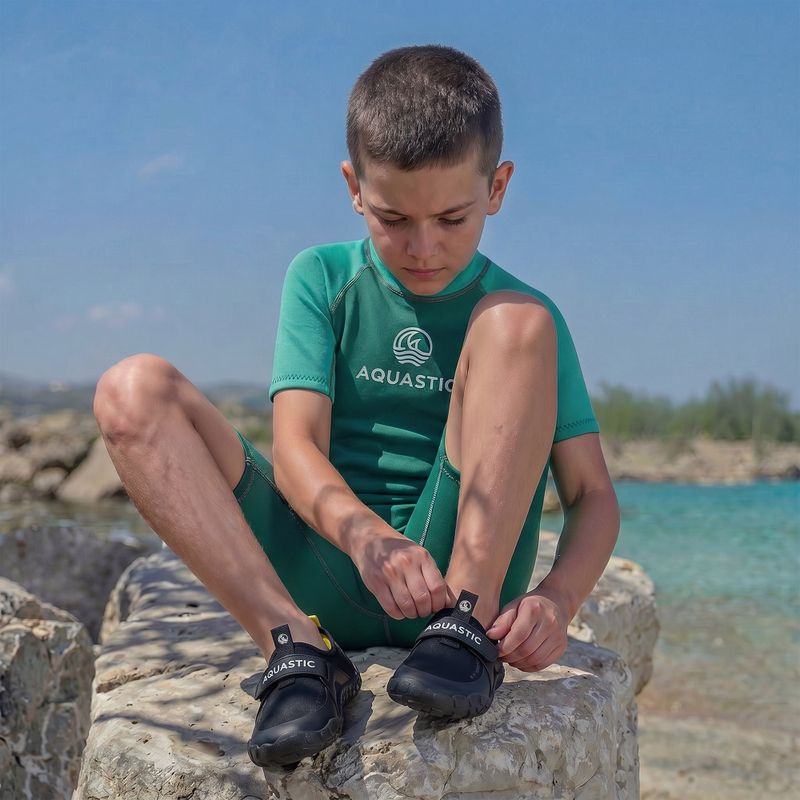 Încălțăminte de apă pentru copii AQUASTIC Reef T negru 4