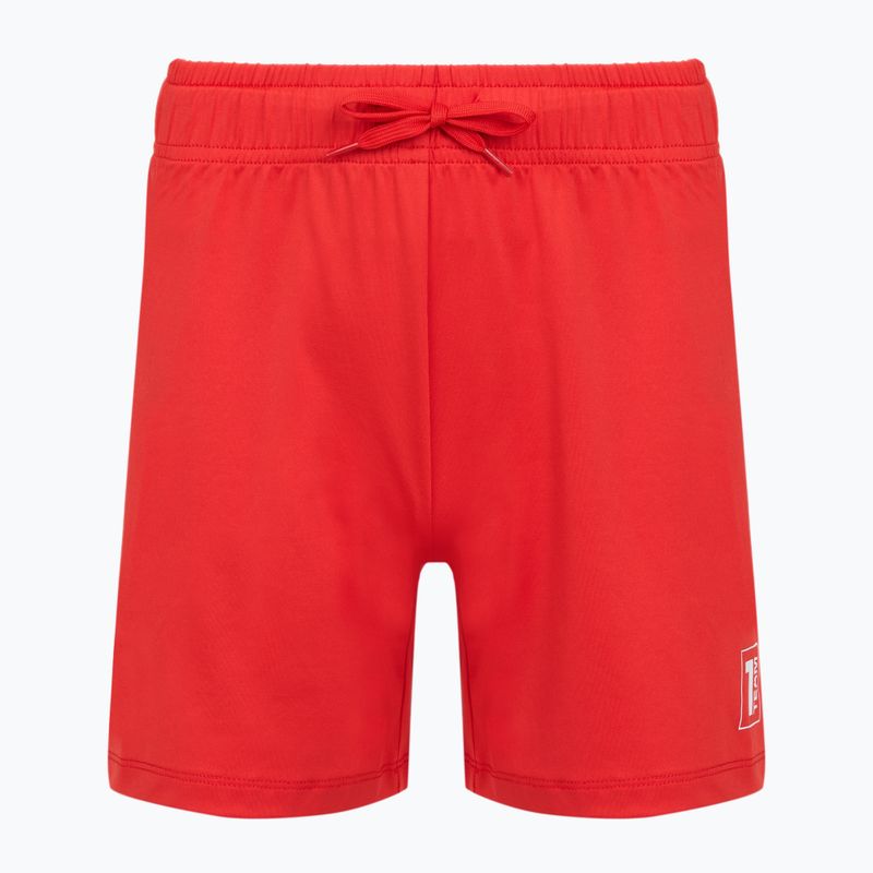 Set fotbal pentru copii OneTeam Precision Set tricou și pantaloni scurți roșu 10