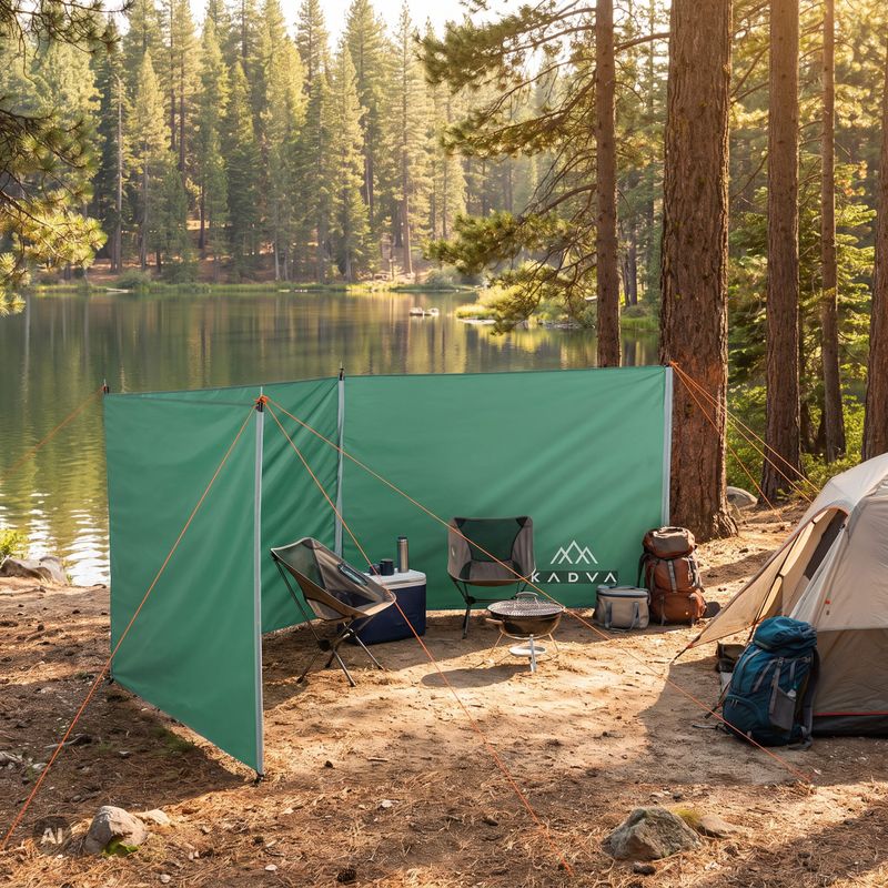 Paravan de camping KADVA Screen verde 2