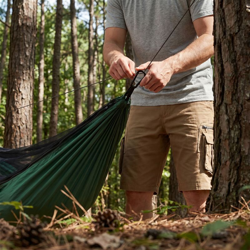 Hamac turistic KADVA Green mosquito 9