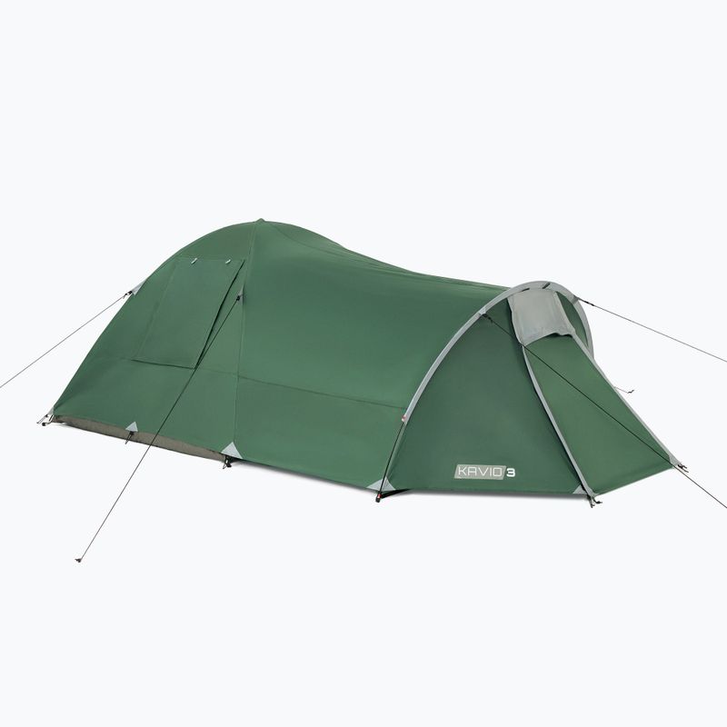 Cort de camping pentru 3-persoane KADVA Kavio 3 verde 4