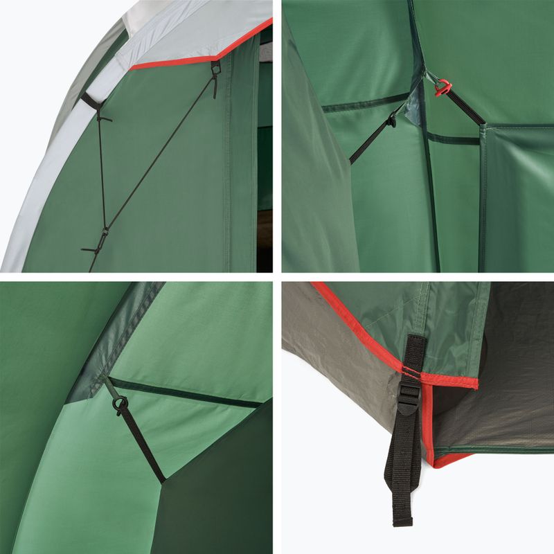 Cort de camping pentru 4-persoane KADVA Kavio 4.1 verde 12