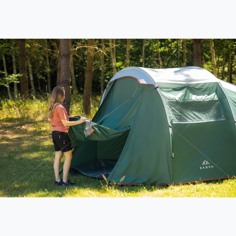 Cort de camping pentru 4-persoane KADVA Kavio 4.1 verde 21