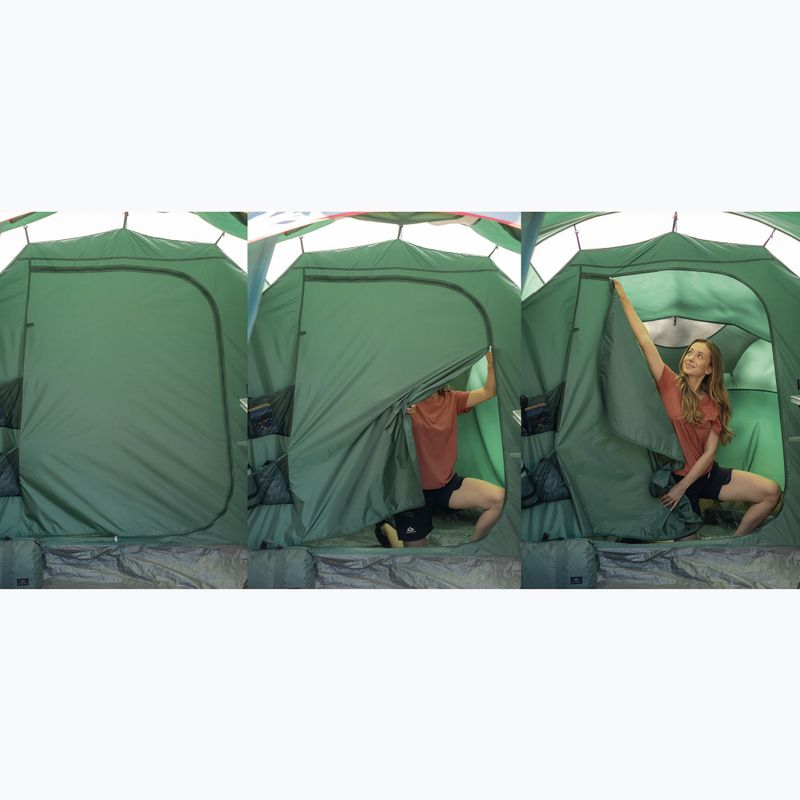 Cort de camping pentru 4-persoane KADVA Kavio 4.1 verde 27