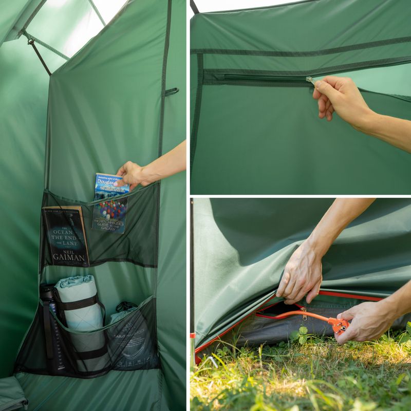 Cort de camping pentru 4 persoane KADVA Kavio 4 verde 17