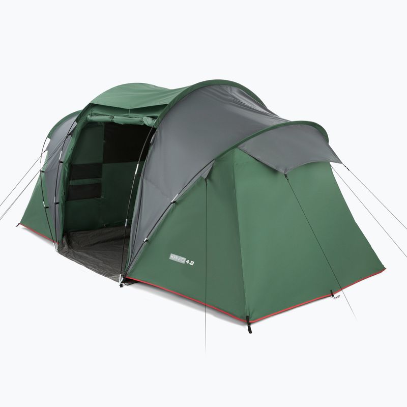 Cort de camping pentru 4 persoane KADVA Kavio 4 plus verde 3