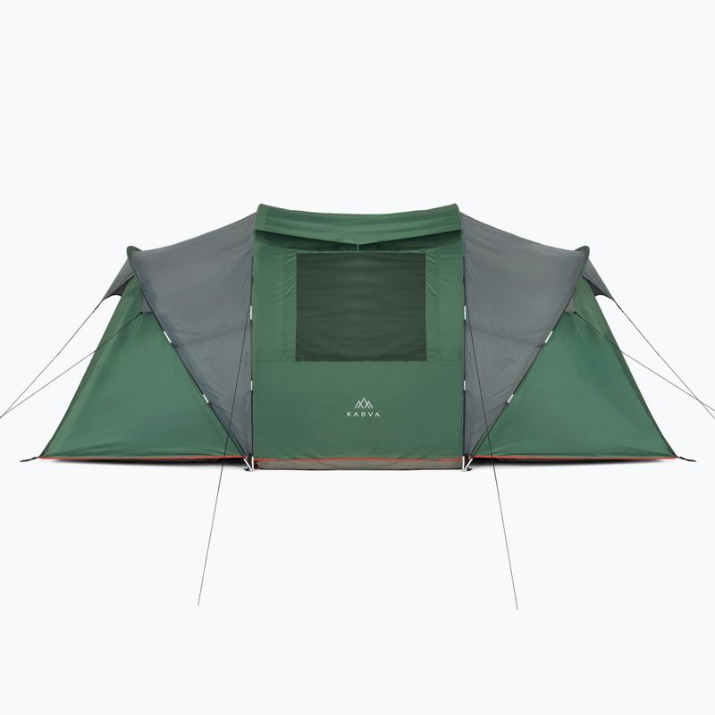 Cort de camping pentru 4-persoane KADVA Kavio 4.2 verde 5