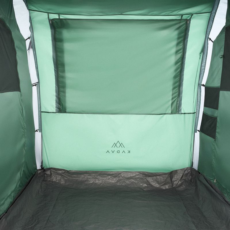 Cort de camping pentru 4-persoane KADVA Kavio 4.2 verde 6