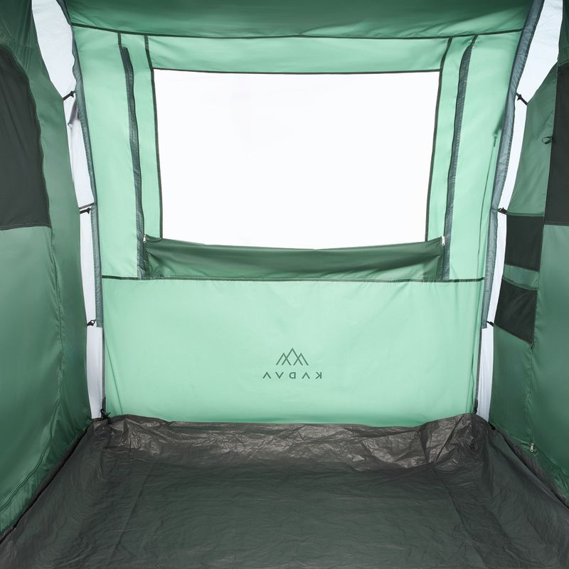 Cort de camping pentru 4-persoane KADVA Kavio 4.2 verde 7
