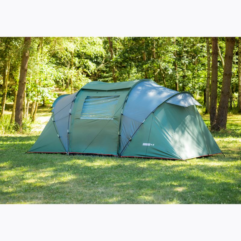 Cort de camping pentru 4 persoane KADVA Kavio 4 plus verde 12
