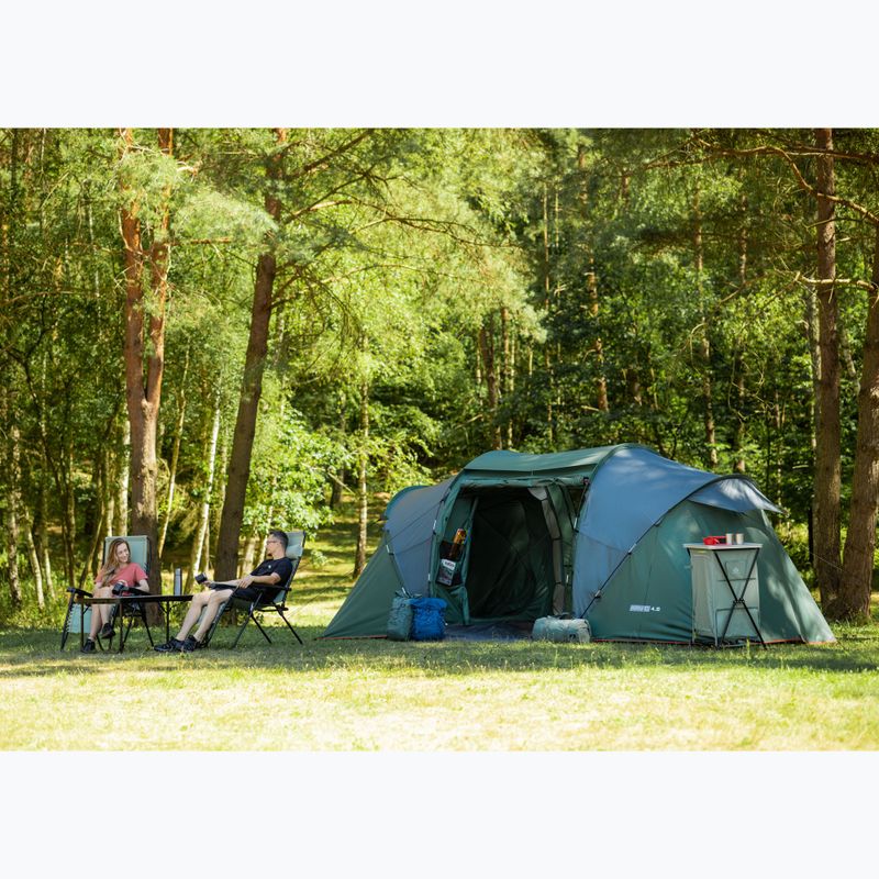 Cort de camping pentru 4 persoane KADVA Kavio 4 plus verde 14