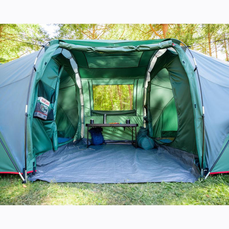 Cort de camping pentru 4-persoane KADVA Kavio 4.2 verde 20