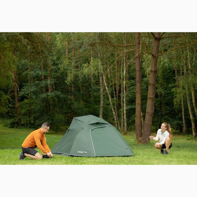 Cort de camping pentru 3-persoane KADVA Expedit 3 pro verde 19