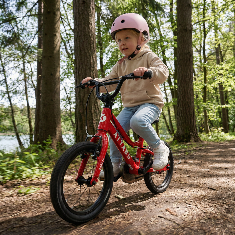 Bicicletă pentru copii ATTABO EASE 14" roșie 7