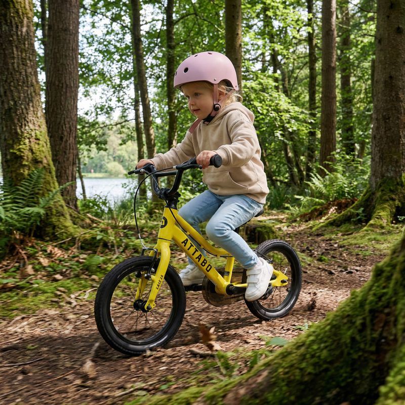 Bicicletă pentru copii ATTABO EASE 14" galbenă 5