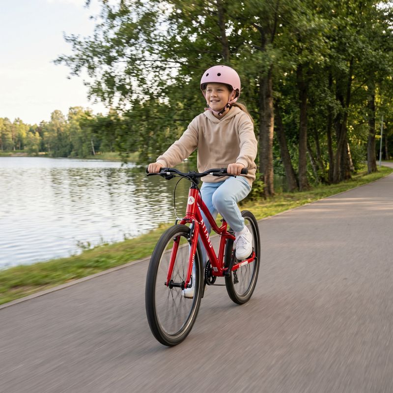 Bicicletă pentru copii ATTABO EASE 24" roșie 3