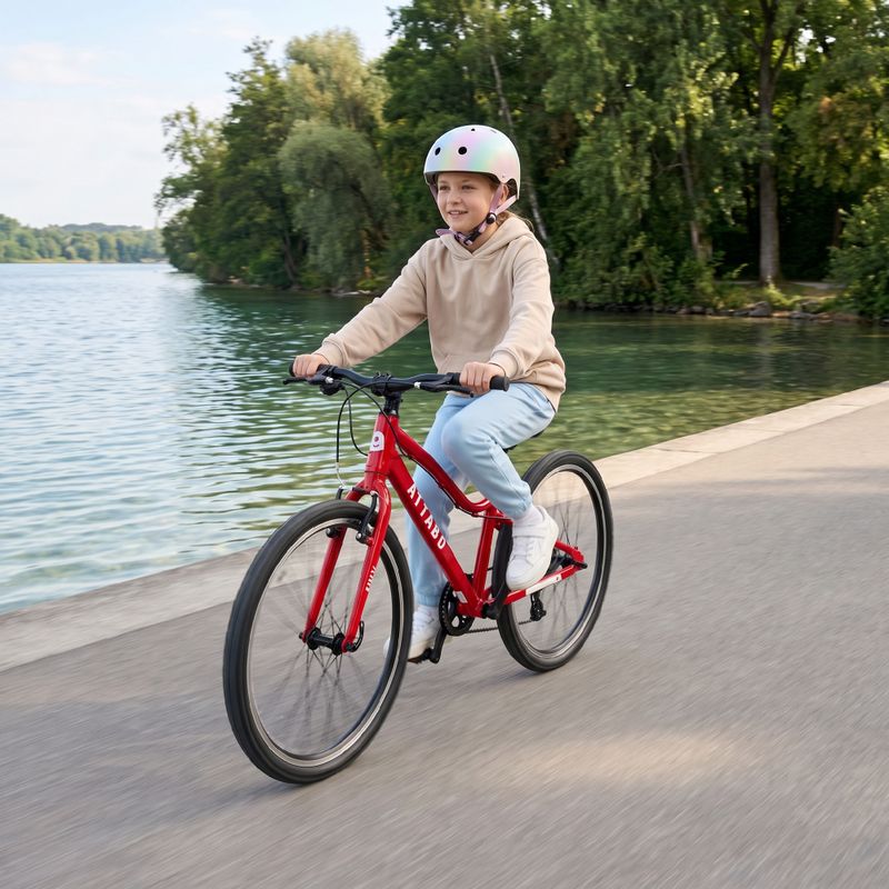 Bicicletă pentru copii ATTABO EASE 24" roșie 5
