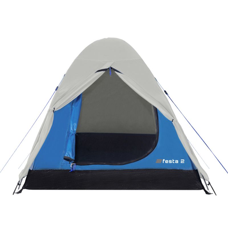 Cort de camping 2-persoane KADVA Festa 2 grey/blue 6