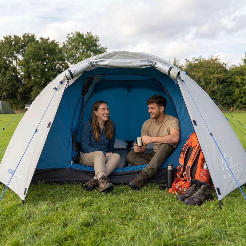 Cort de camping 3-osobowy KADVA CAMPdome 3 grey 10