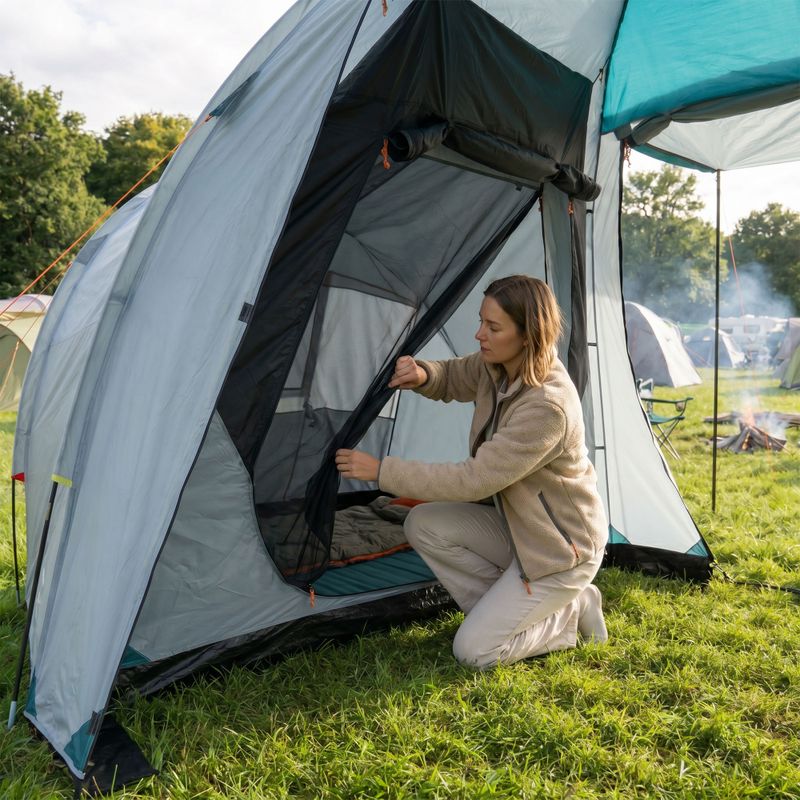 Cort de camping KADVA Kavio 6 plus gri 22