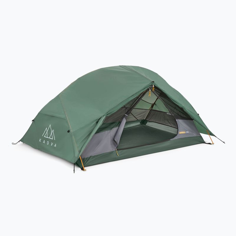 Cort de trekking ultraușor pentru 2 persoane KADVA EXPEDIT 2 PRO verde