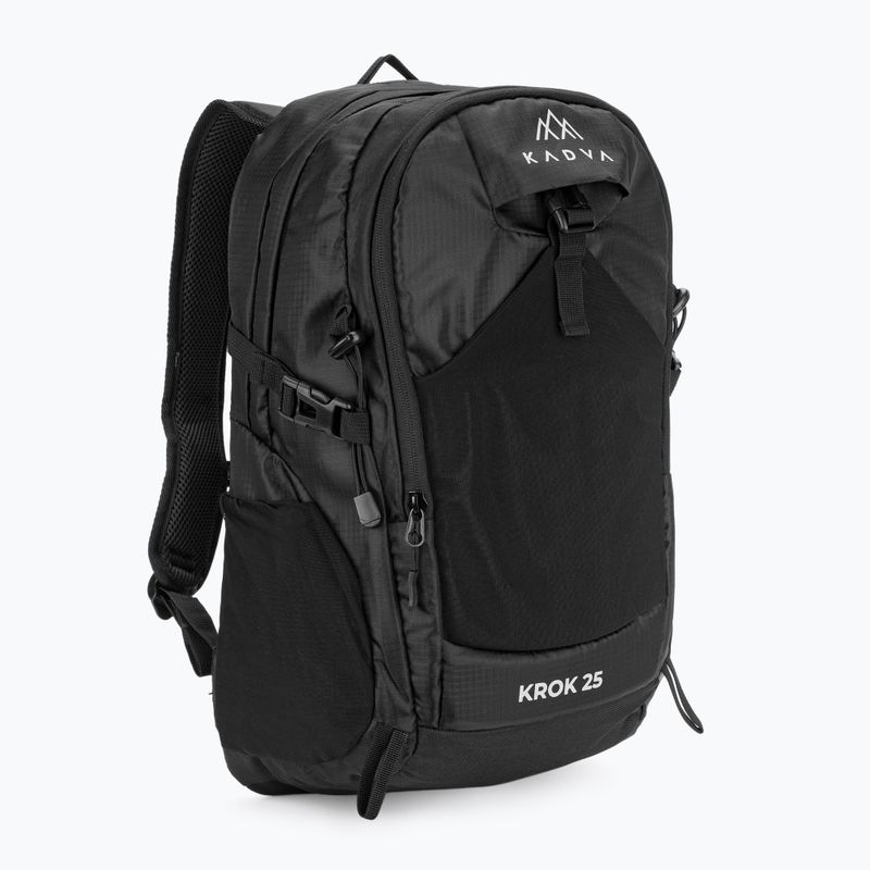 Rucsac turistic KADVA buzunar pentru laptop Krok 25 l negru