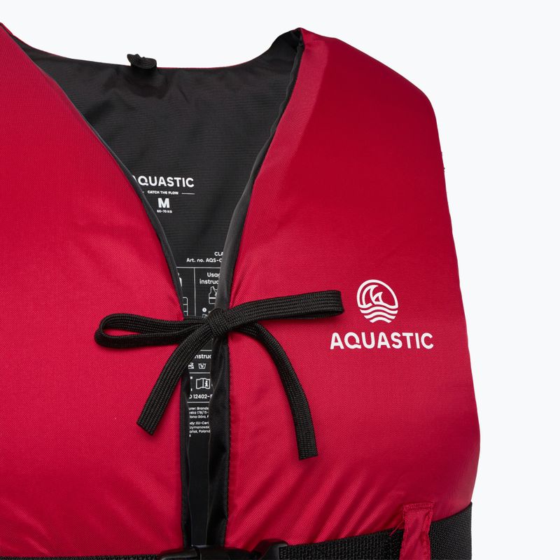 Vestă de siguranță AQUASTIC Classic 50N roșu 3