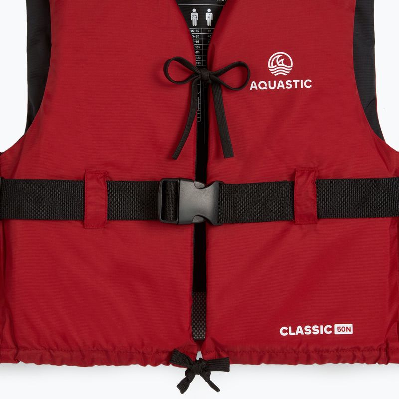 Vestă de siguranță AQUASTIC Classic 50N roșu 3