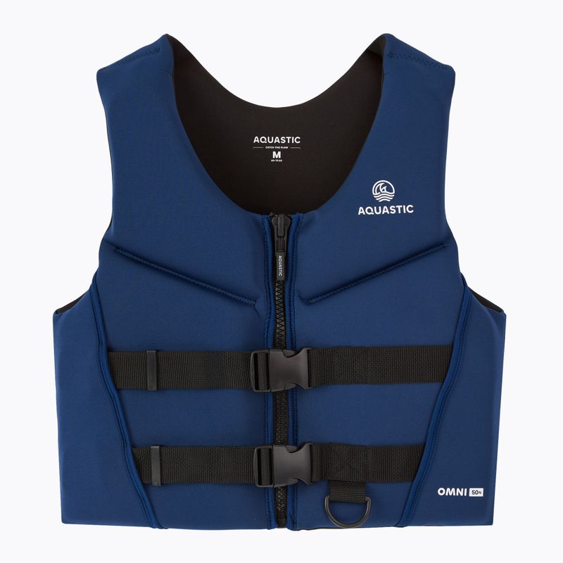Vestă de siguranță AQUASTIC Omni 50N albastru
