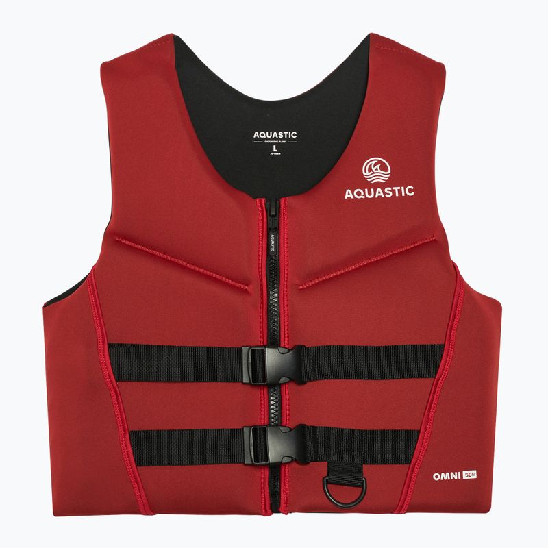 Vestă de siguranță AQUASTIC Omni 50N roșu