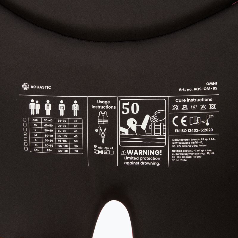 Vestă de siguranță AQUASTIC Omni 50N roz 6