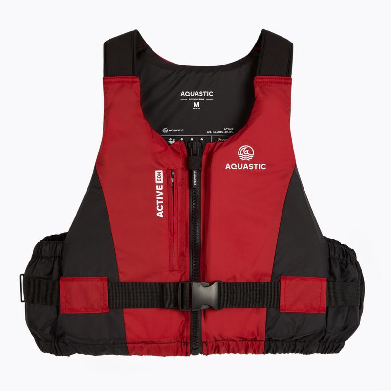 Vestă de siguranță AQUASTIC Active 50N roșu