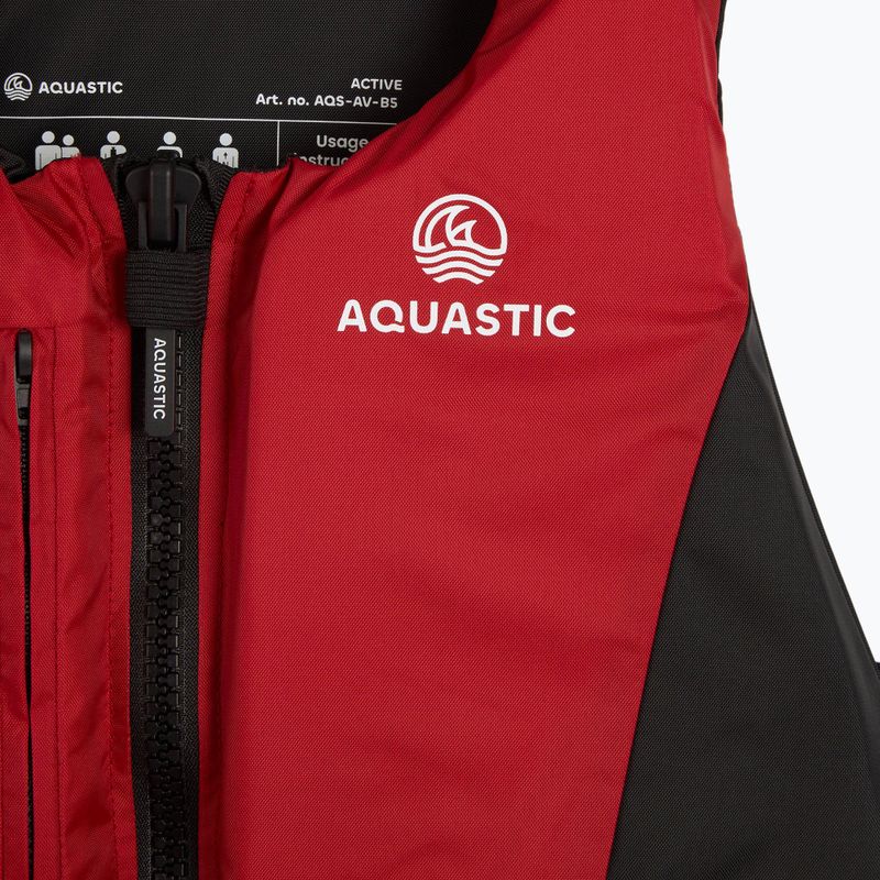 Vestă de siguranță AQUASTIC Active 50N roșu 3