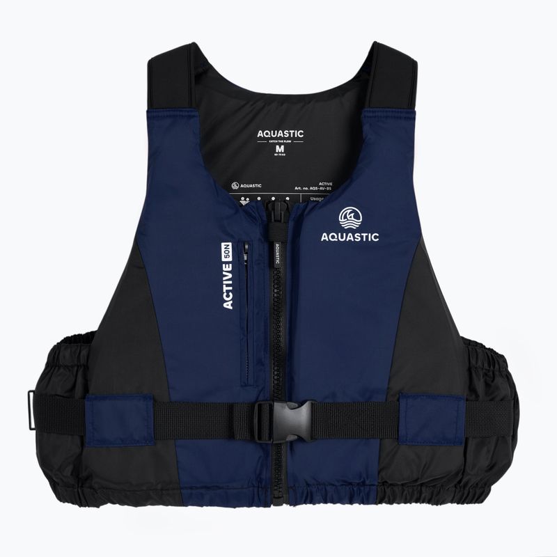 Vestă de siguranță AQUASTIC Active 50N albastru