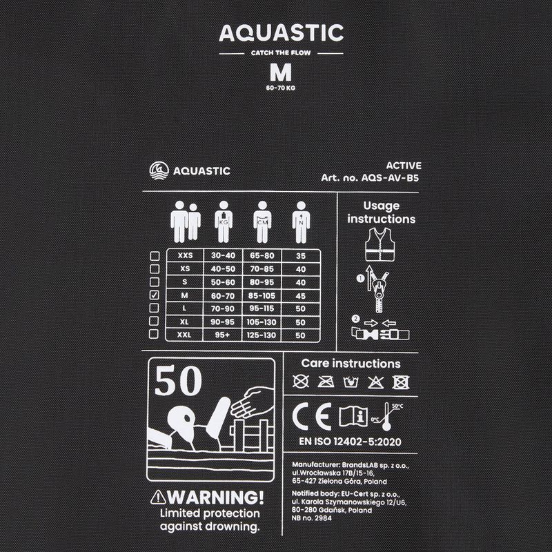 Vestă de siguranță AQUASTIC Active 50N albastru 6
