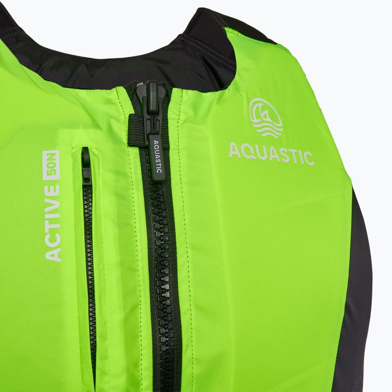Vestă de siguranță AQUASTIC Active 50N galben 3