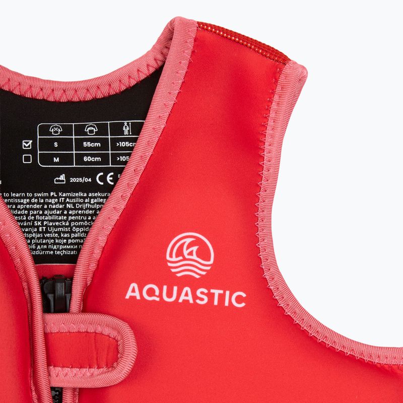 AQUASTIC Junior jiletcă de asigurare pentru copii roz închis 3