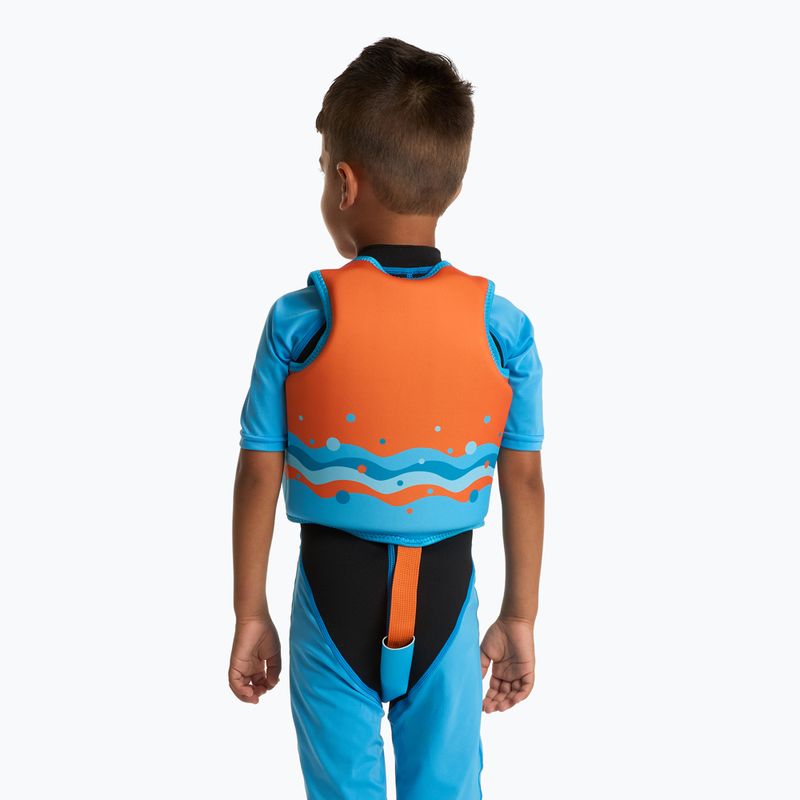 Vestă de siguranță pentru copii AQUASTIC Junior portocaliu 3
