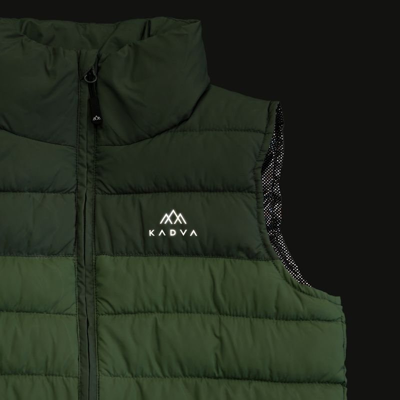Vesta fără mâneci pentru copii KADVA Cryon JR verde 12