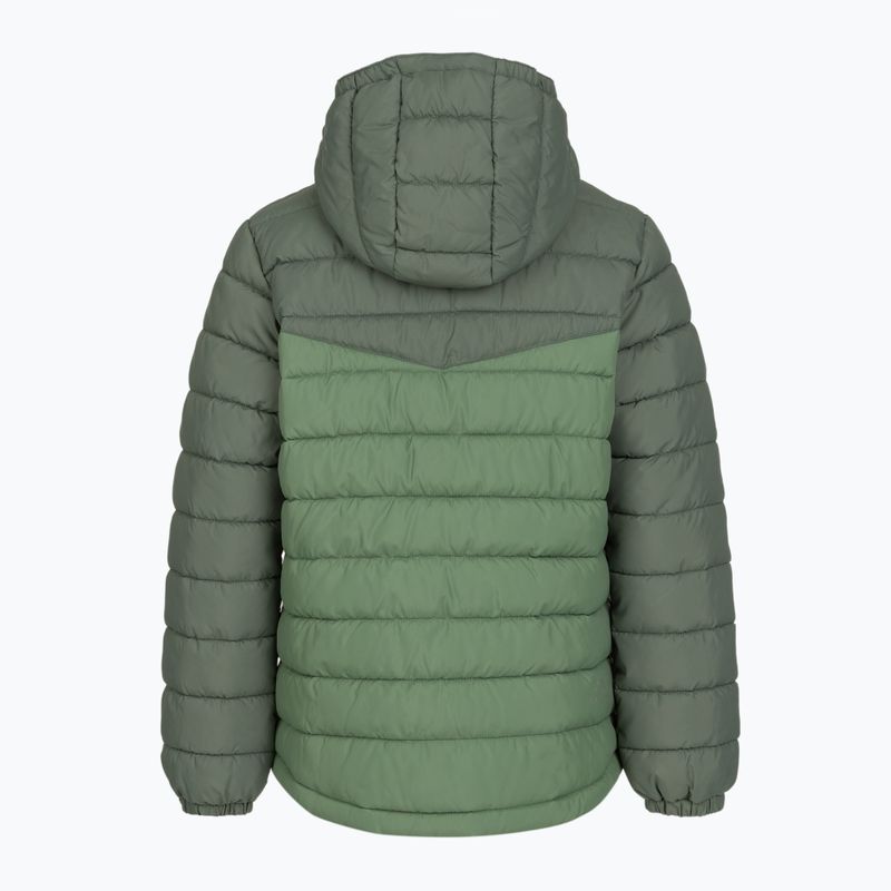Geacă călduroasă pentru copii KADVA Snoway JRG verde 9