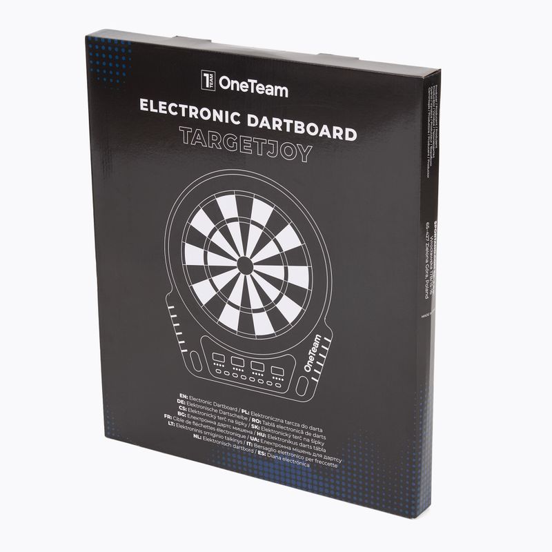 Panou electronic de darts OneTeam TargetJoy negru 10