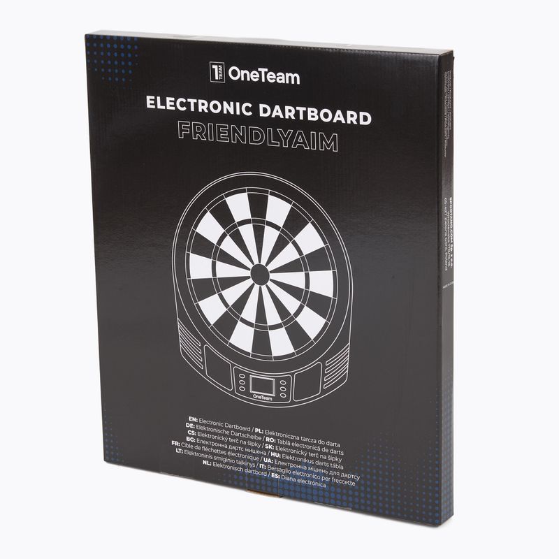 Panou electronic de darts  OneTeam FriendlyAim negru 9