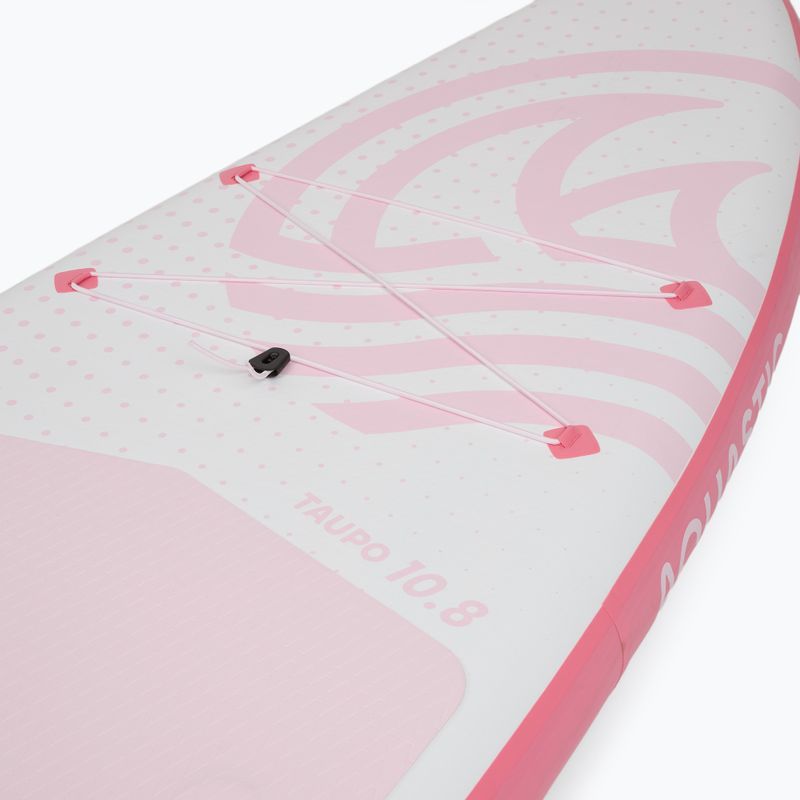 Set placă SUP gonflabilă AQUASTIC Taupo 10'8" allround roz 7
