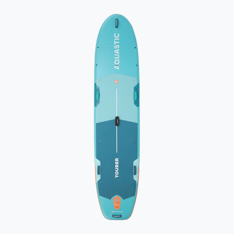 Set placă SUP gonflabilă AQUASTIC Tourer 12'0" 2-os verde 4