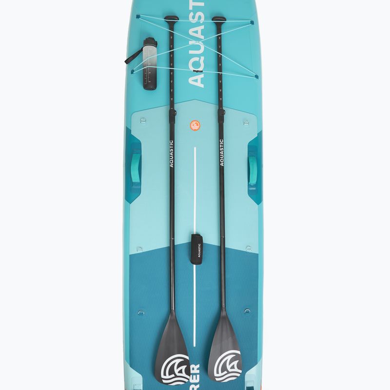 Set placă SUP gonflabilă AQUASTIC Tourer 12'0" 2-os green 13